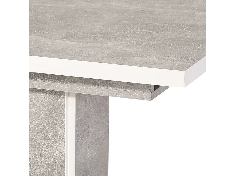 Esstisch in Beton Grau Mittelauszug