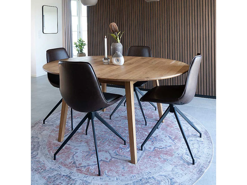 Esstisch Eiche geölt mit Butterflyauszug Skandi Design