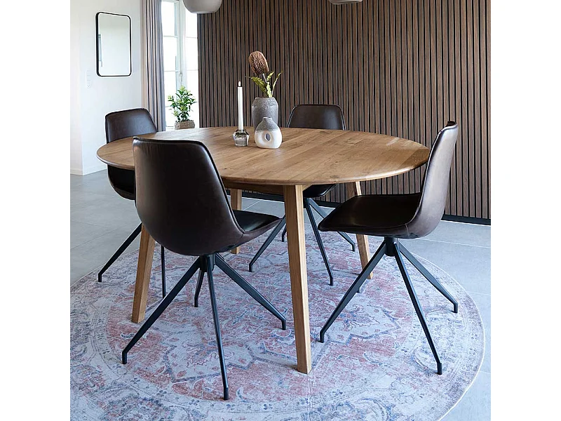 Esstisch Eiche geölt mit Butterflyauszug Skandi Design