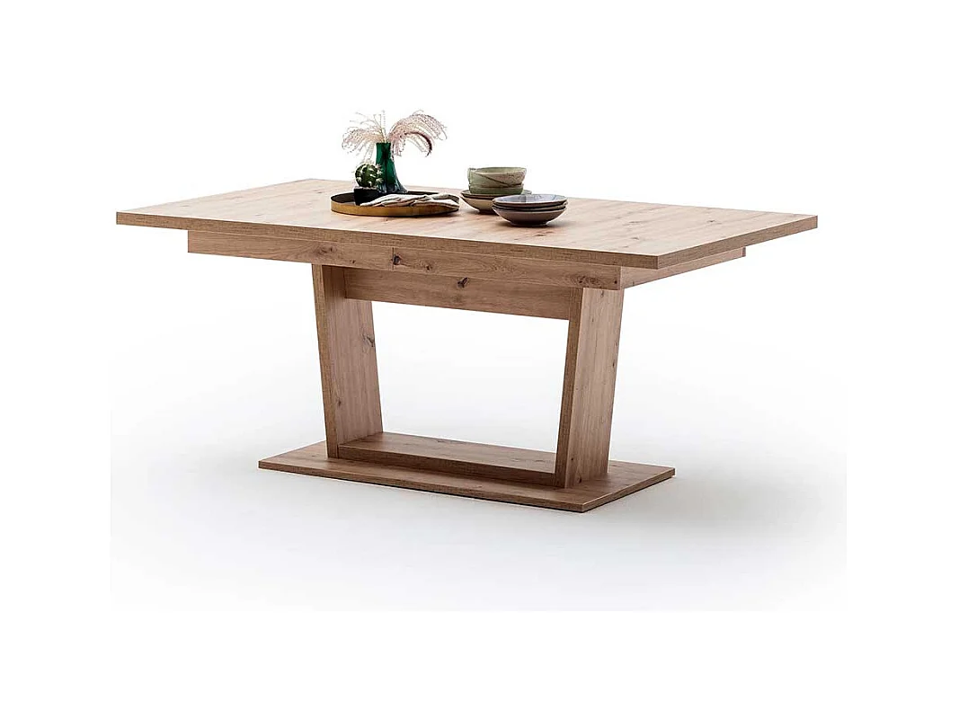 Esszimmer Tisch in Eichefarben Mittelauszug