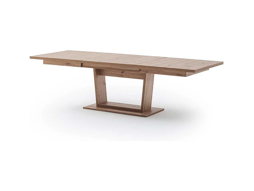 Esszimmer Tisch in Eichefarben Mittelauszug