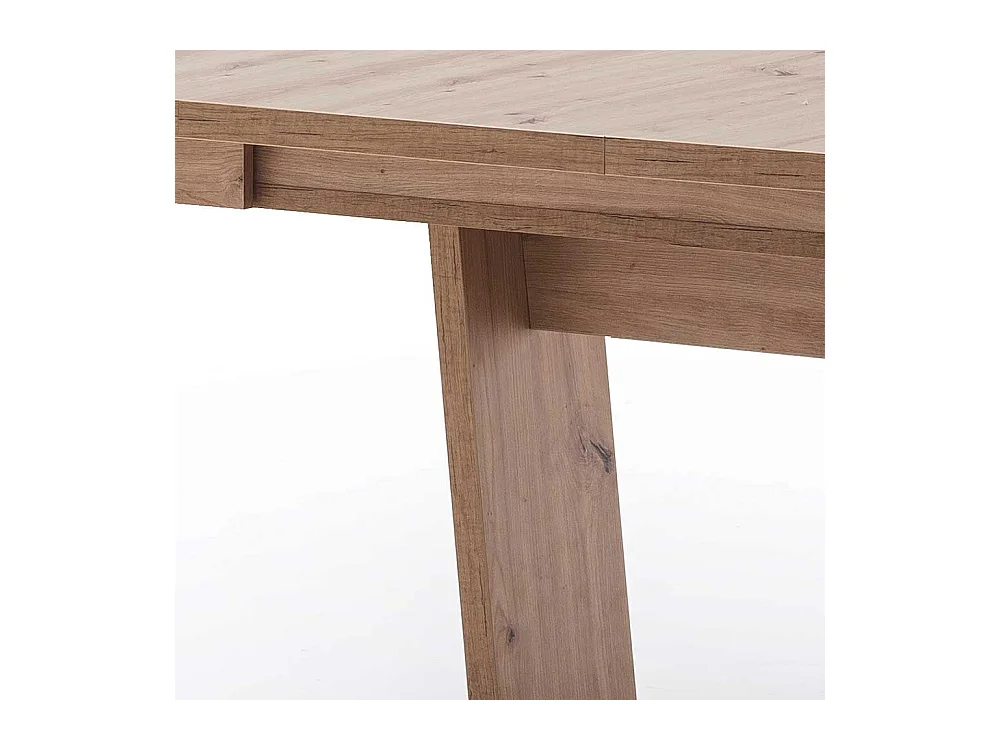 Esszimmer Tisch in Eichefarben Mittelauszug