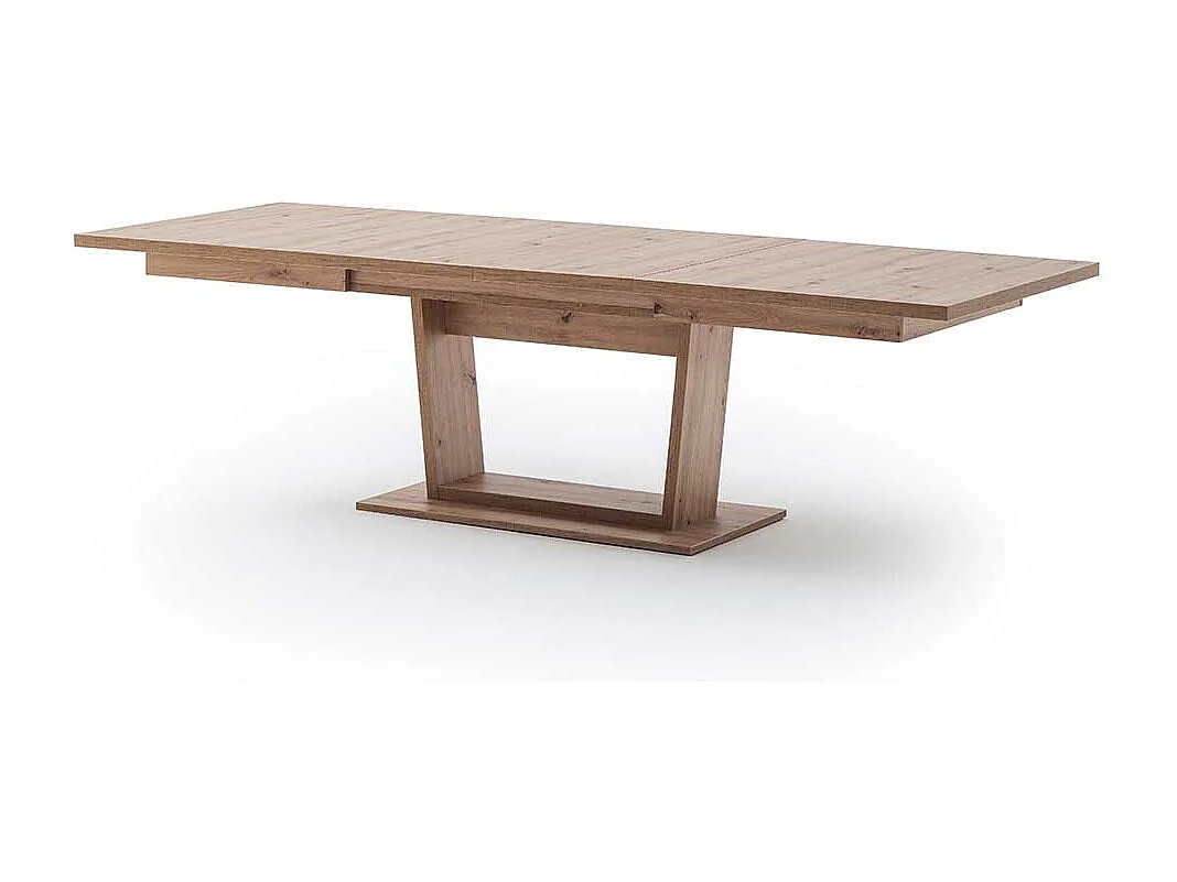 Esszimmer Tisch in Eichefarben Mittelauszug