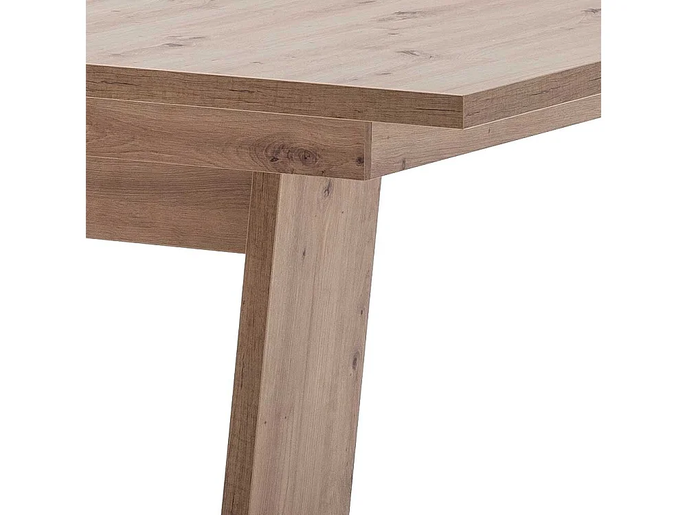 Esszimmer Tisch in Eichefarben Mittelauszug