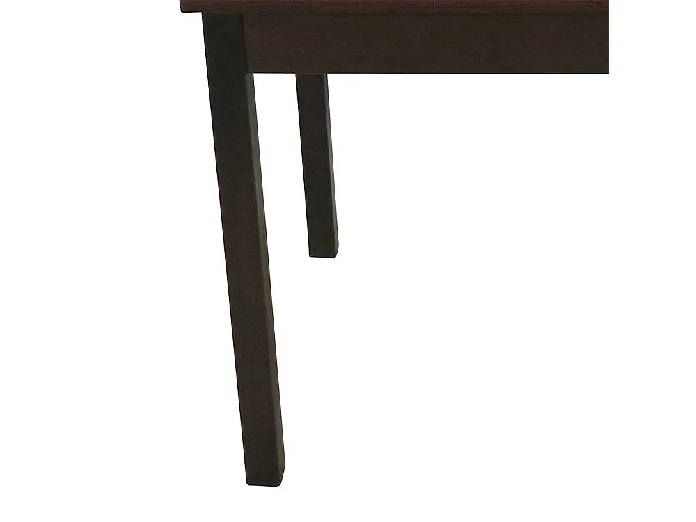 Kleiner Ausziehtisch in Nussbaumfarben Buche