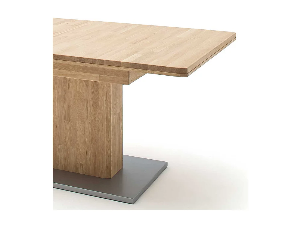 Ausziehtisch in Eiche Bianco Eiche Massivholz