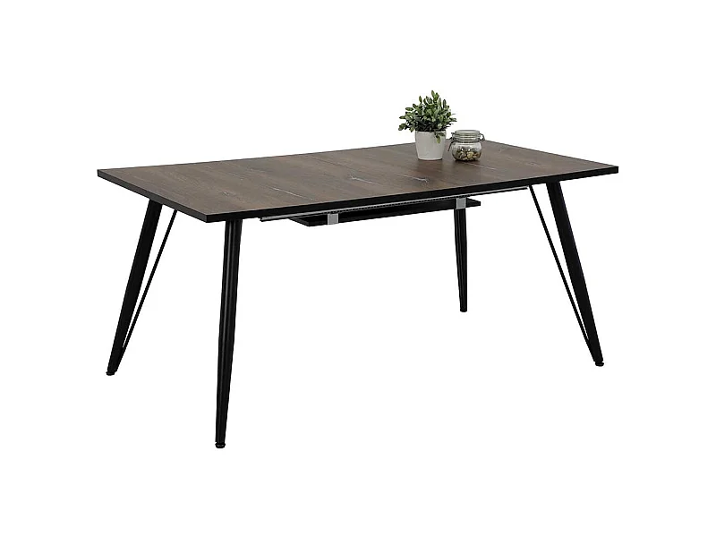 Ausziehtisch mit zwei Einlegeplatten Retrostil