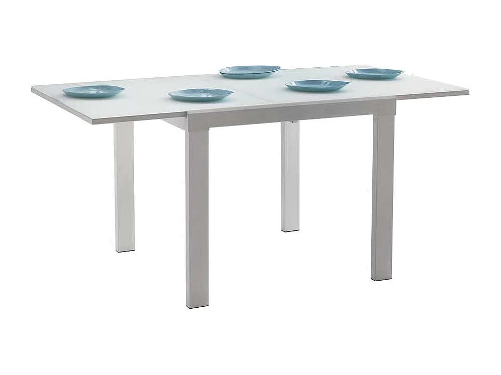 Esstisch mit Glasplatte Kopfauszug