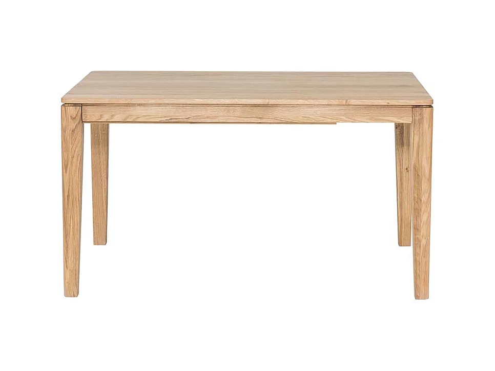 Echtholztisch aus Eiche Massivholz Kopfauszug