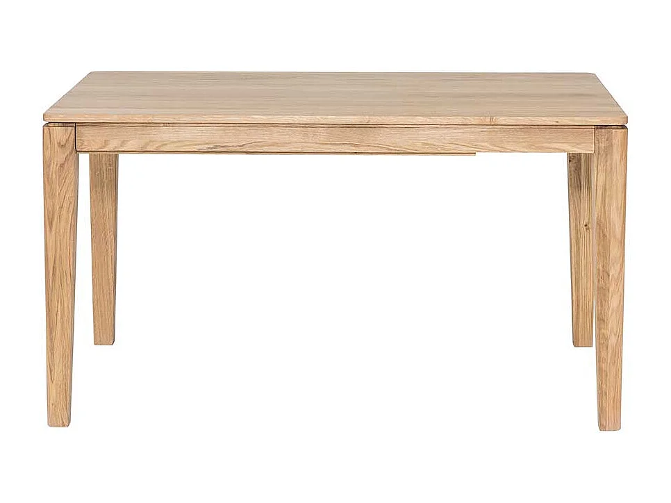 Echtholztisch aus Eiche Massivholz Kopfauszug