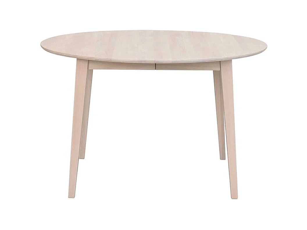 Esstisch aus Eiche Massivholz White Wash Vierfu�gestell