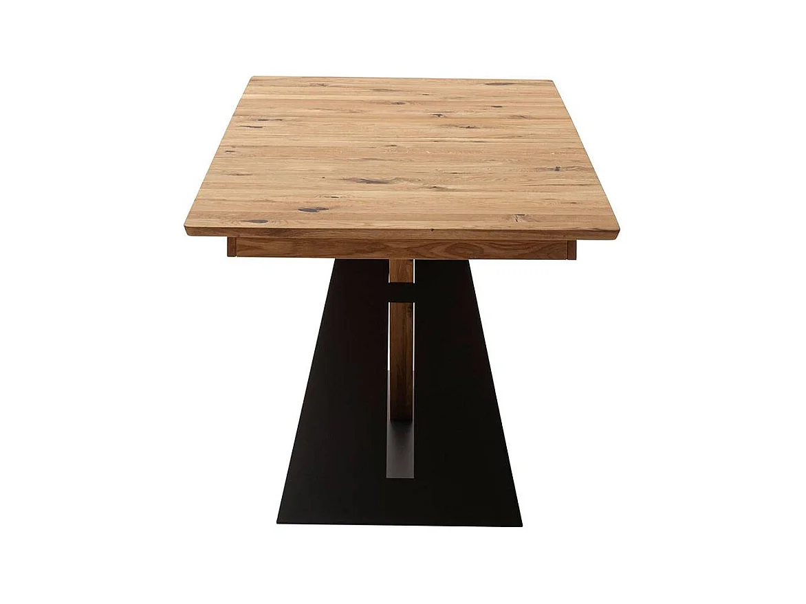 Ausziehtisch Esstisch in Wildeichefarben mit Kulissenauszug