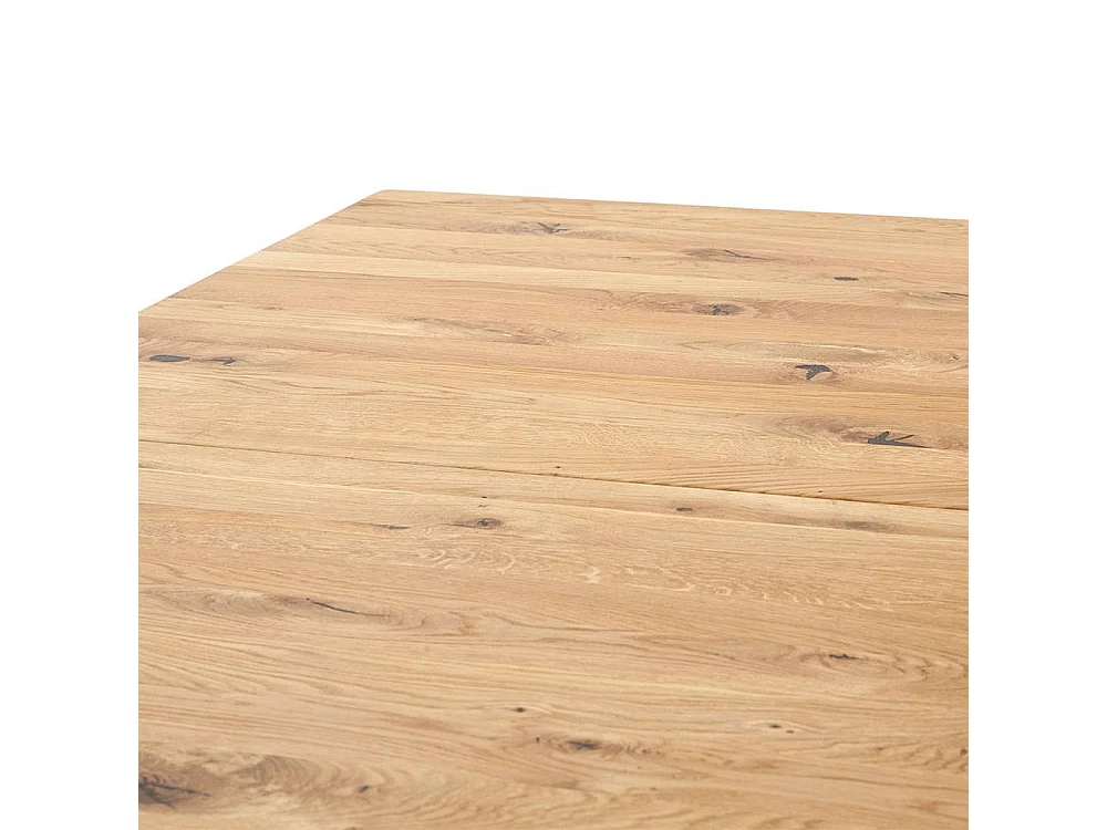 Ausziehtisch Esstisch in Wildeichefarben mit Kulissenauszug