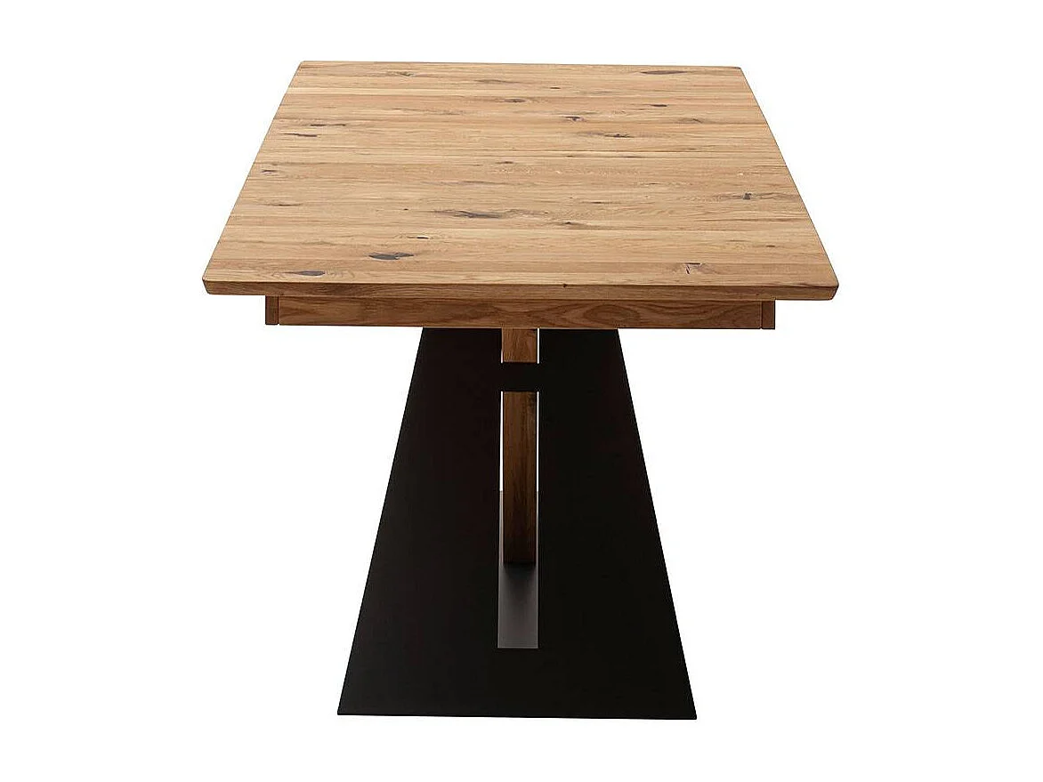 Ausziehtisch Esstisch in Wildeichefarben mit Kulissenauszug