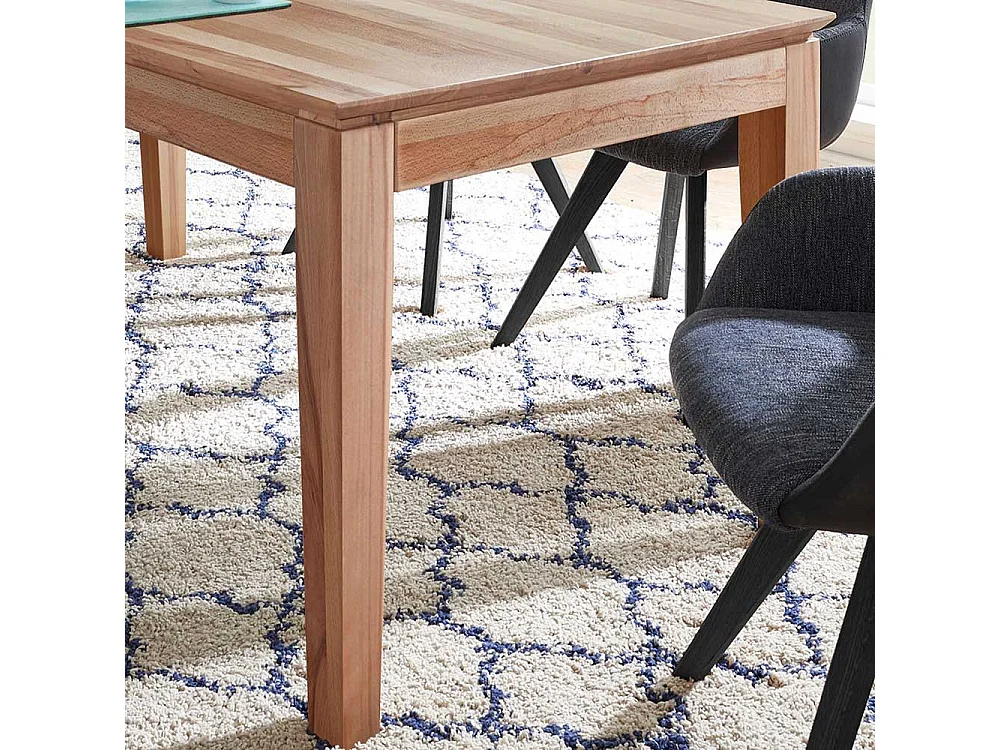 Massivholztisch aus Kernbuche Butterflyauszug