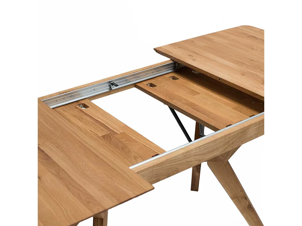 Holz Esszimmertisch Eiche geölt Mittelauszug