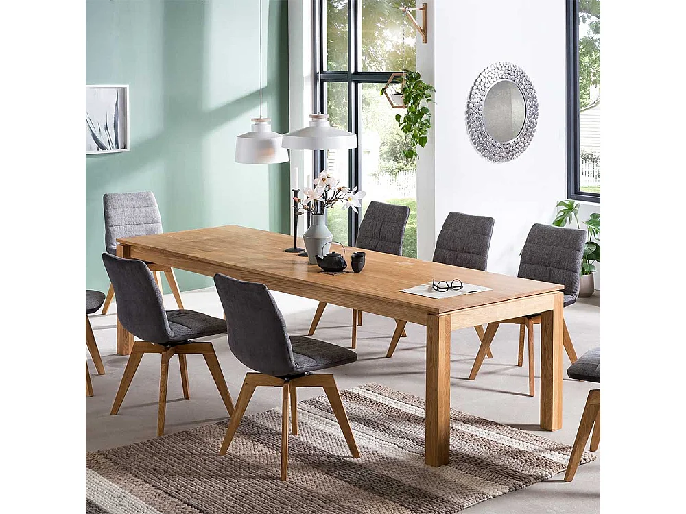 Bufetttisch aus Eiche Massivholz bis maximal 280 cm breit