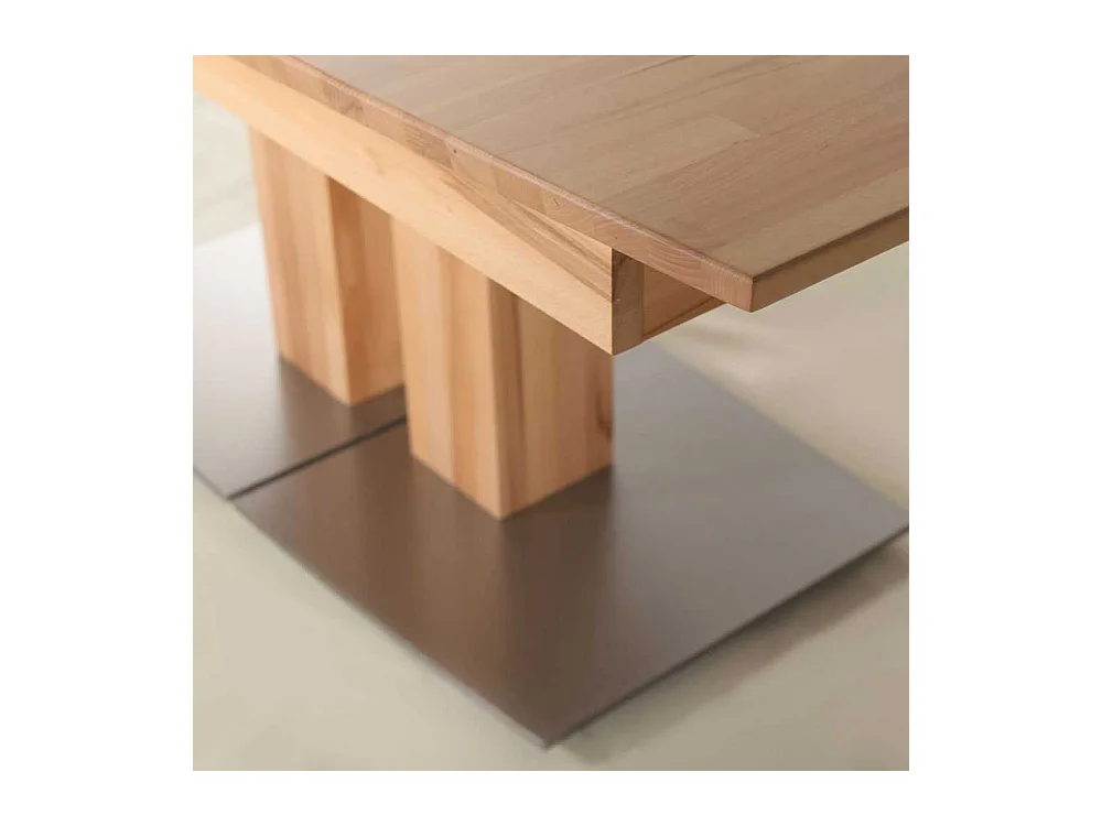 Esszimmertisch mit Auszug Kernbuche Massivholz