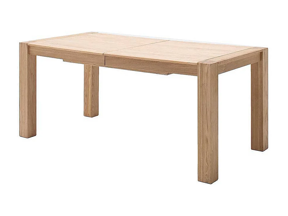 Esszimmertisch aus Eiche Bianco verlängerbar