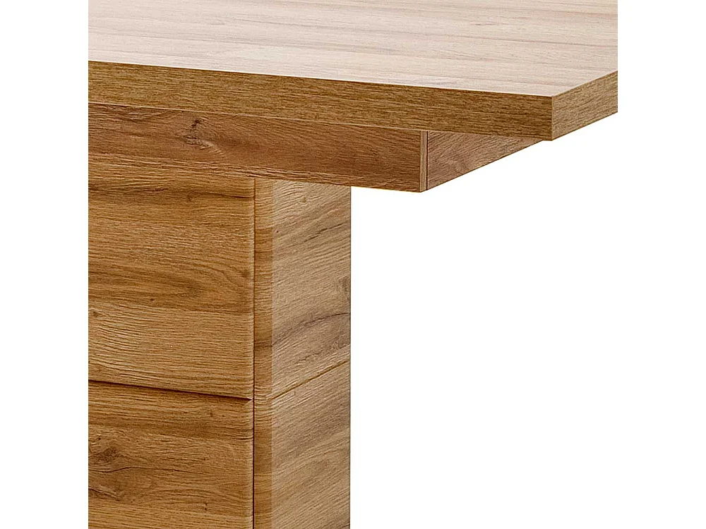 Esszimmertisch in Wildeichefarben Kulissenauszug