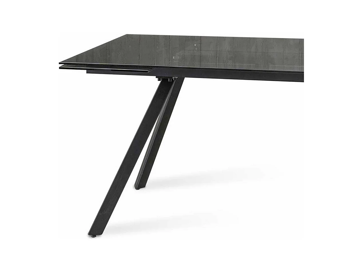 Küchentisch verlängerbar Glasplatte