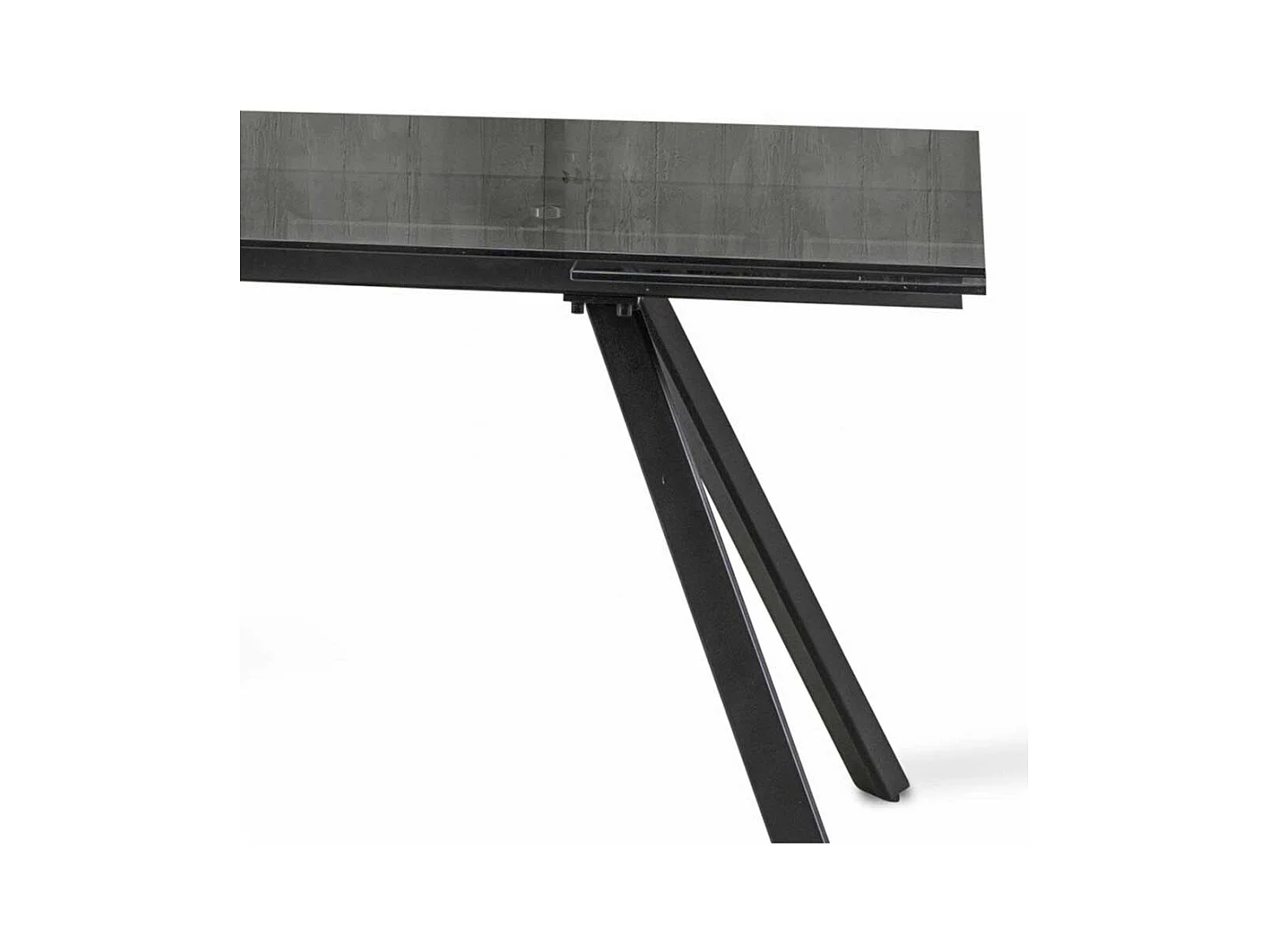 Küchentisch verlängerbar Glasplatte