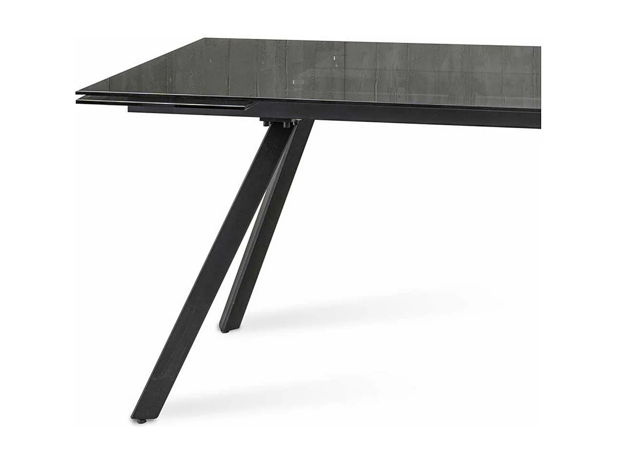 Küchentisch verlängerbar Glasplatte