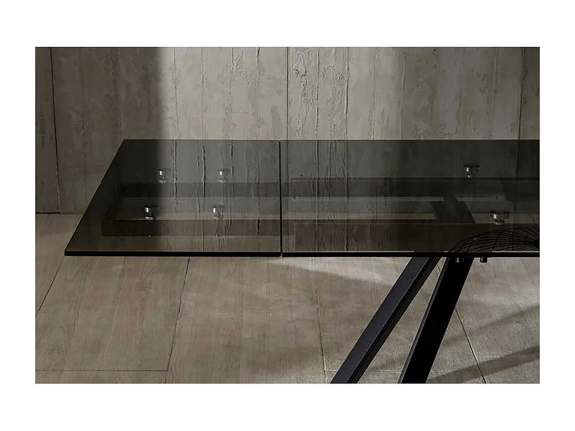 Küchentisch verlängerbar Glasplatte