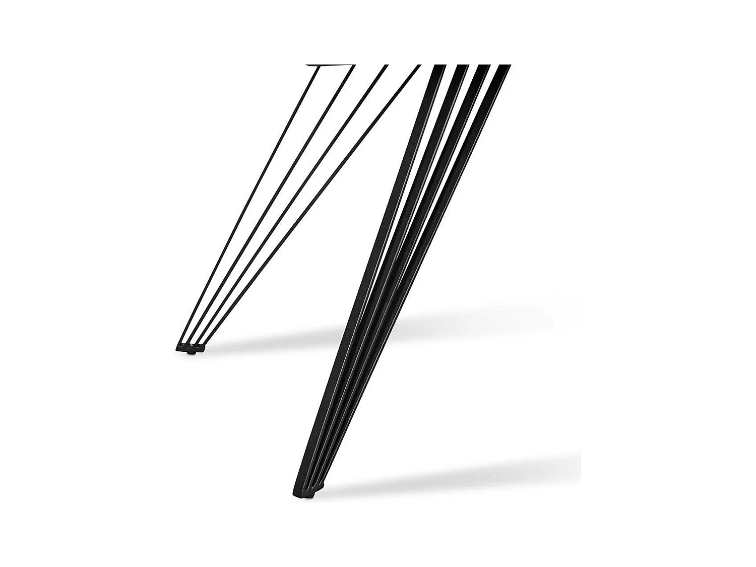 Moderner Esszimmertisch mit Keramikplatte schwarze Marmor Optik