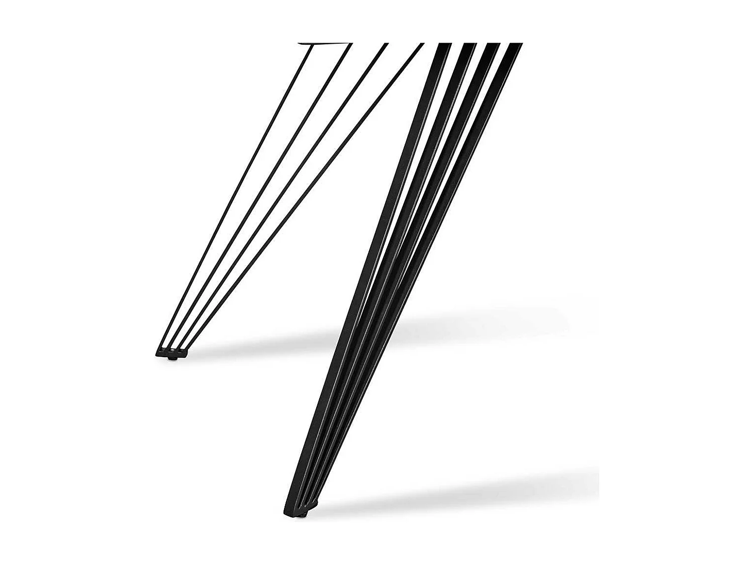 Moderner Esszimmertisch mit Keramikplatte schwarze Marmor Optik