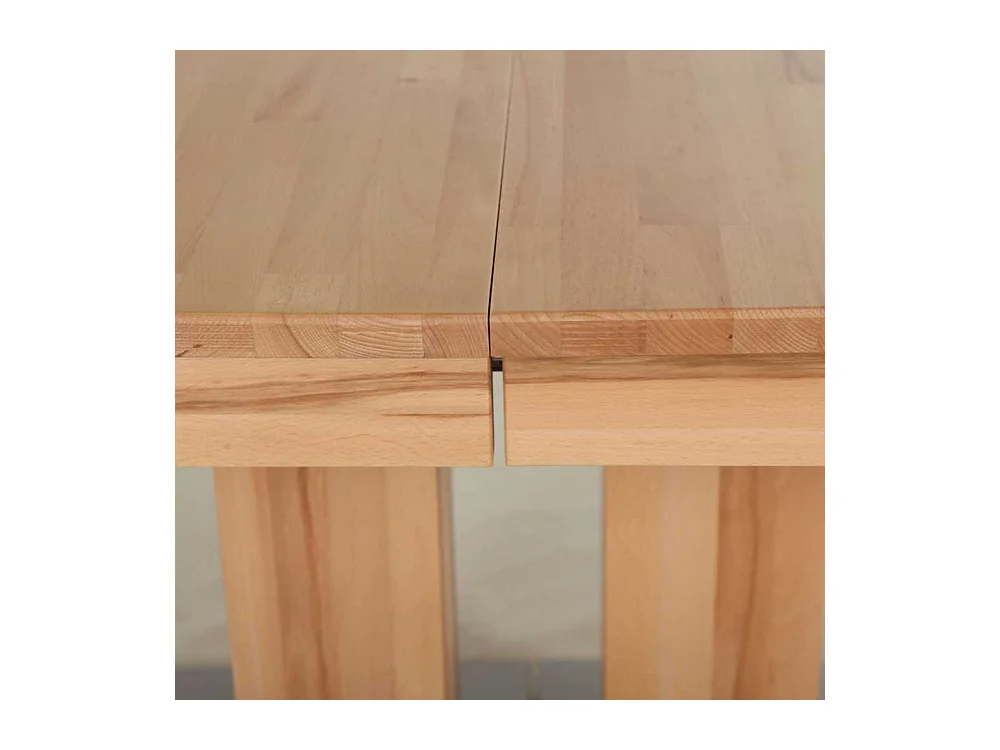 Esszimmertisch mit Auszug Kernbuche Massivholz