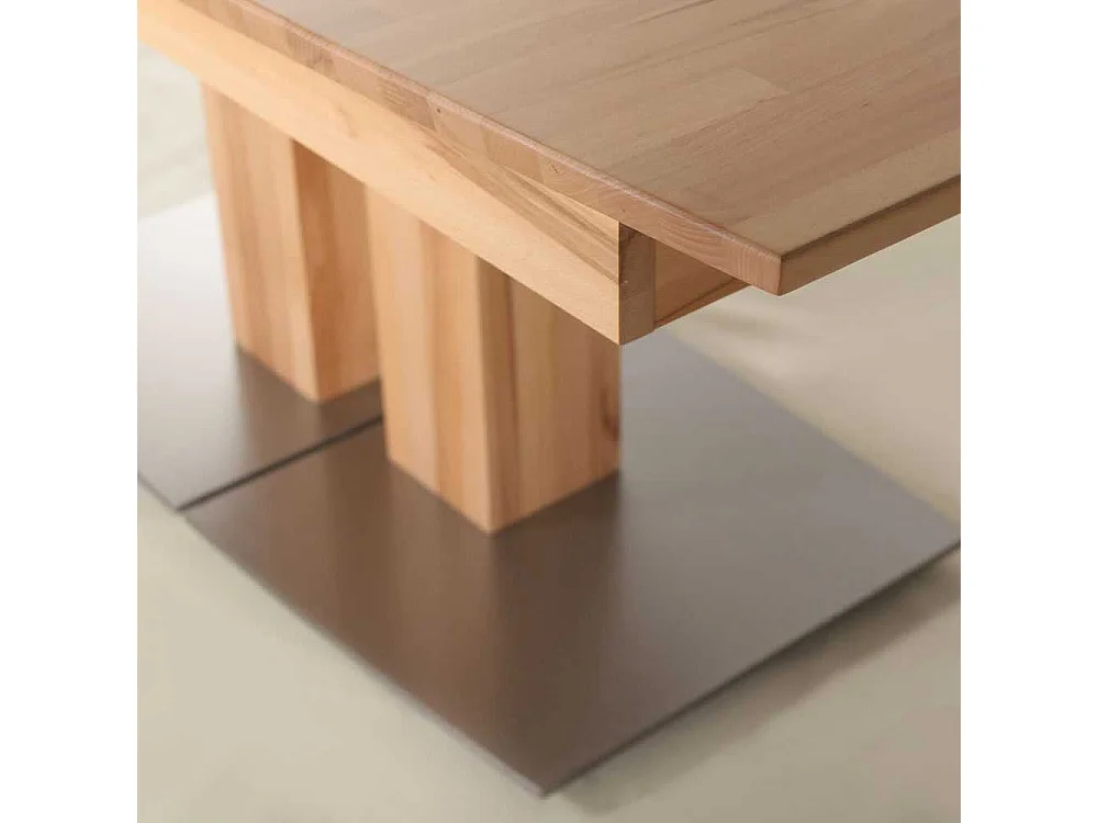Esszimmertisch mit Auszug Kernbuche Massivholz