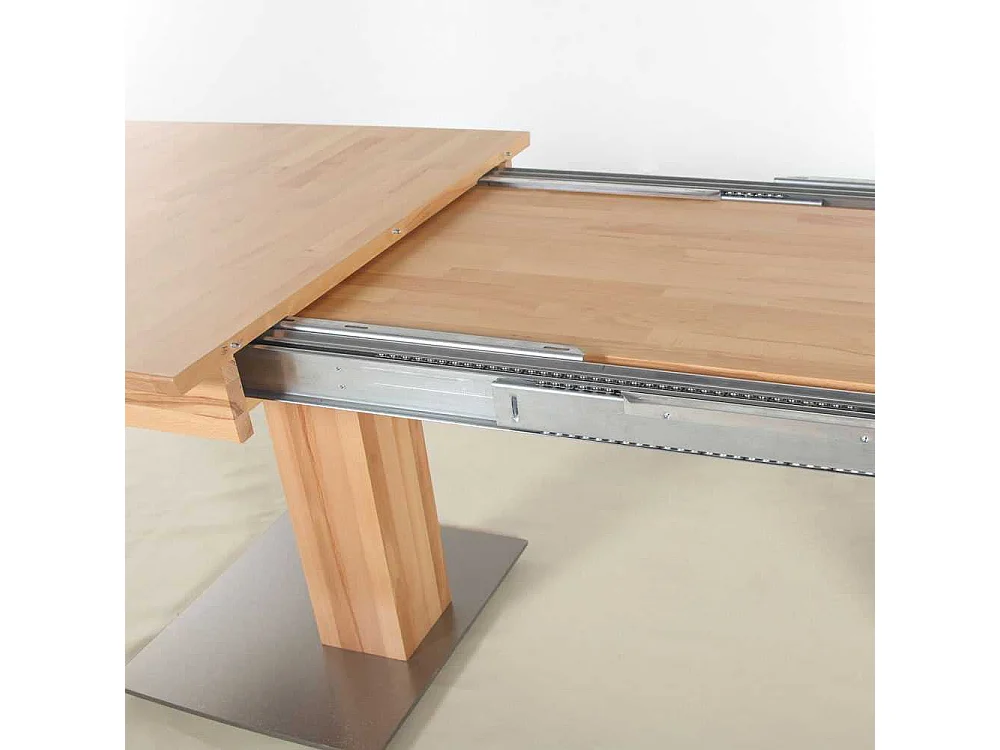 Esszimmertisch mit Auszug Kernbuche Massivholz