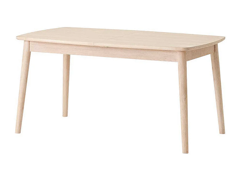 Ausziehtisch aus Eiche Bianco geölt Retro Design