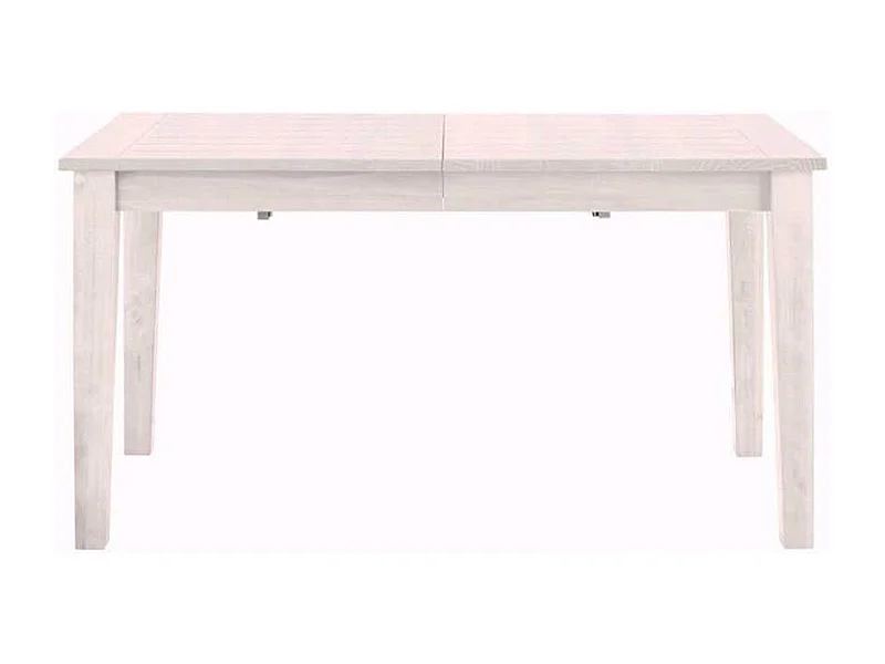 Echtholzesstisch in Weiß lackiert Landhausstil