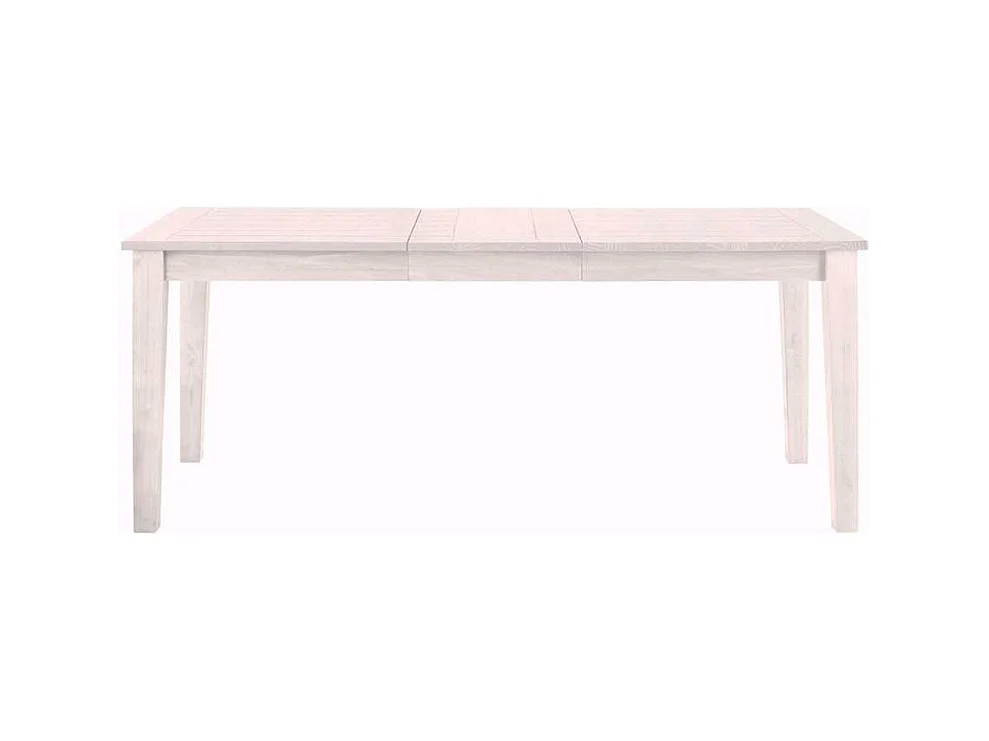 Echtholzesstisch in Weiß lackiert Landhausstil