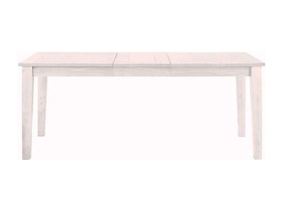 Echtholzesstisch in Weiß lackiert Landhausstil