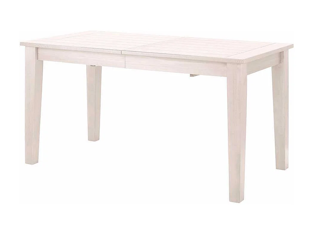 Echtholzesstisch in Weiß lackiert Landhausstil