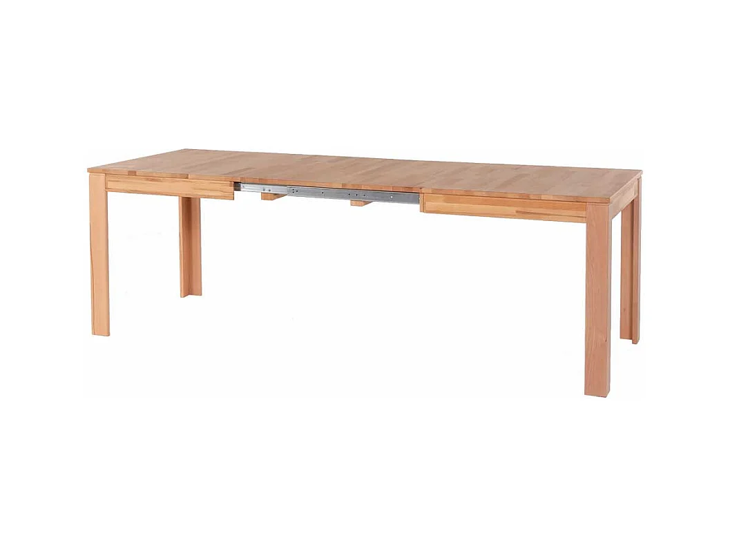 Esstisch mit Mittelauszug Kernbuche Massivholz
