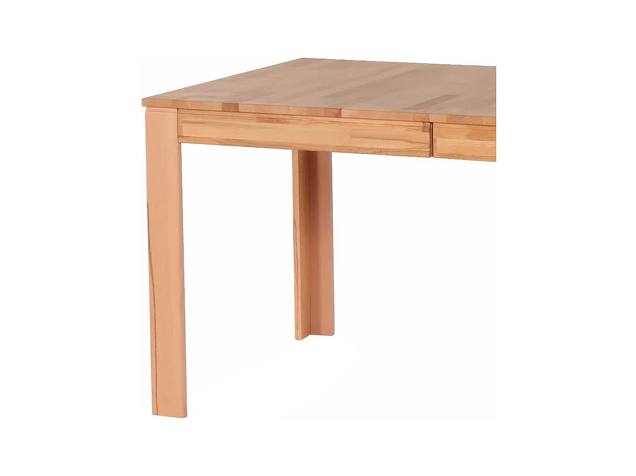 Esstisch mit Mittelauszug Kernbuche Massivholz