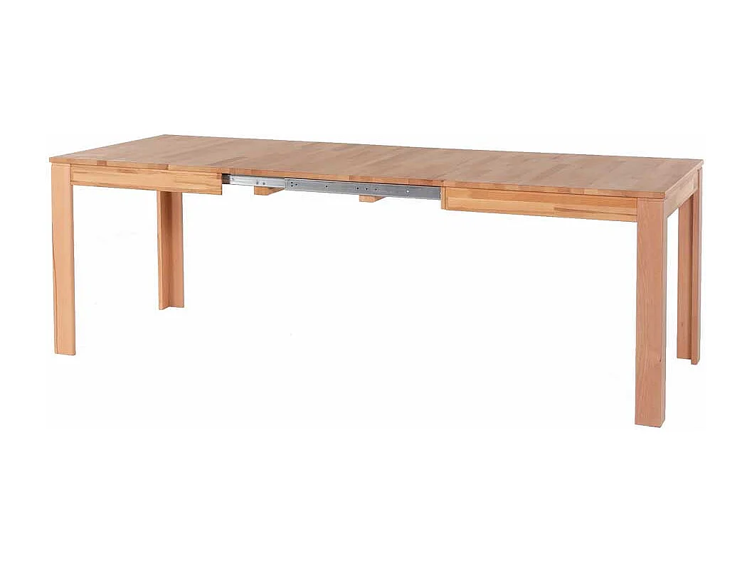 Esstisch mit Mittelauszug Kernbuche Massivholz