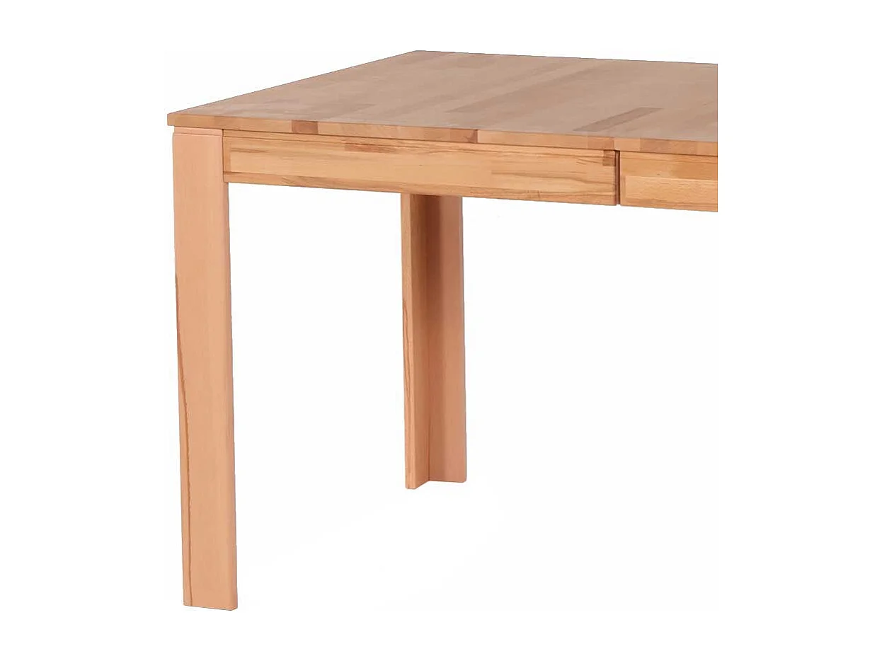 Esstisch mit Mittelauszug Kernbuche Massivholz