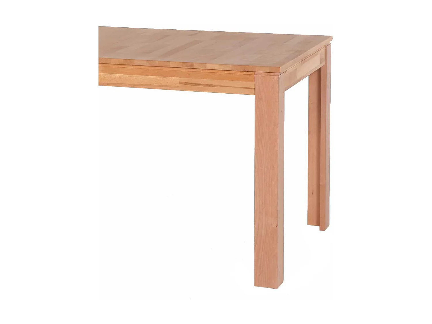 Esstisch mit Mittelauszug Kernbuche Massivholz