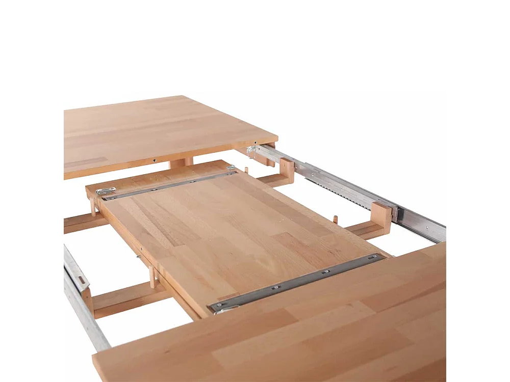 Esstisch mit Mittelauszug Kernbuche Massivholz