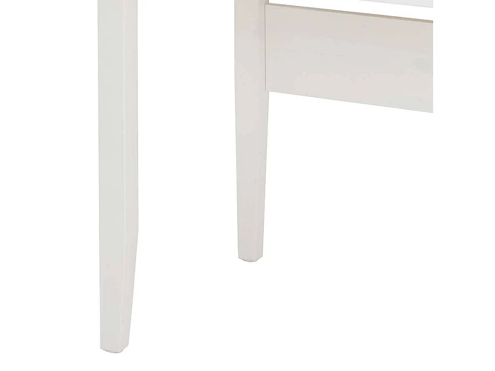 Schreibtisch mit Schubladen im Landhausstil weiß lackiert