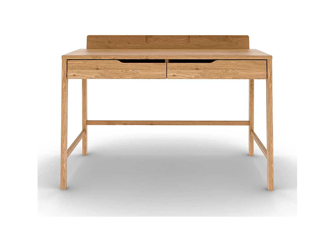 Schreibtisch Büroschreibtisch aus Wildeiche Massivholz geölt