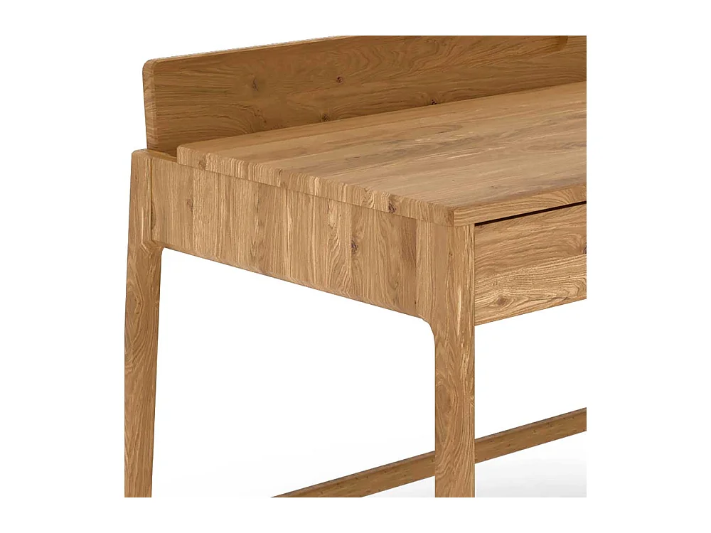 Schreibtisch Büroschreibtisch aus Wildeiche Massivholz geölt