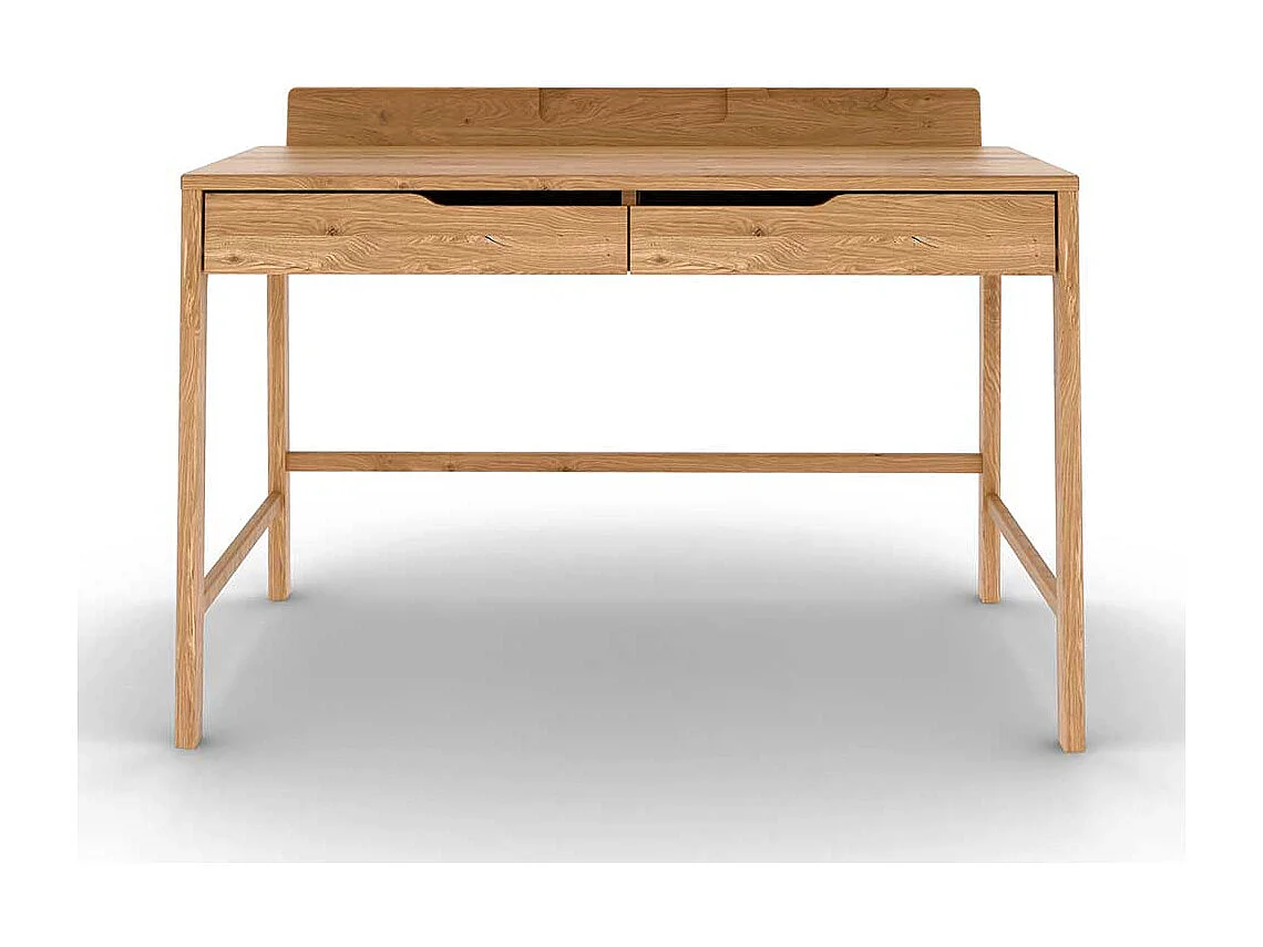 Schreibtisch Büroschreibtisch aus Wildeiche Massivholz geölt