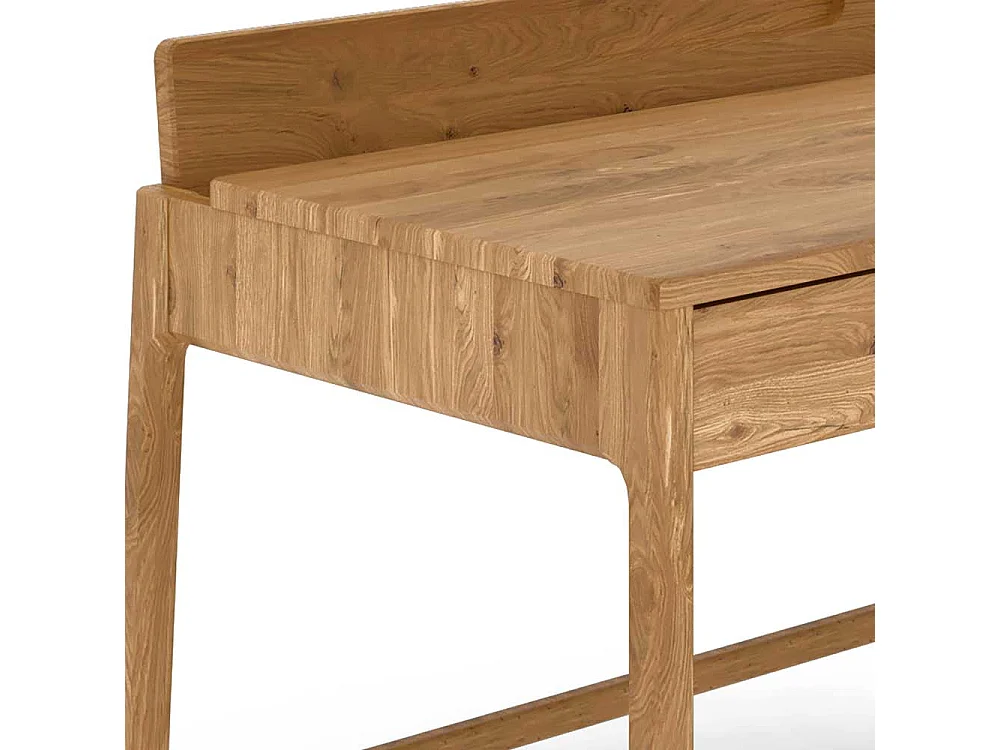 Schreibtisch Büroschreibtisch aus Wildeiche Massivholz geölt