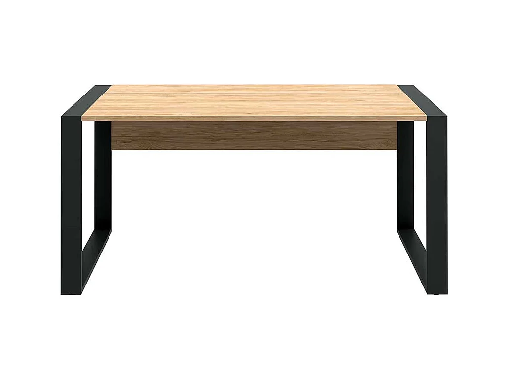 B�roschreibtisch in Hickory Holzoptik & Anthrazit Staufach